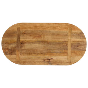 vidaXL Table Top 80x40x3.8 cm Oval Solid Wood Mango