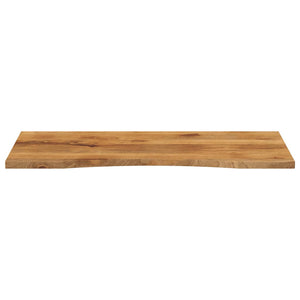 vidaXL Desk Top with Curve 110x50x2.5 cm Solid Wood Rough Mango