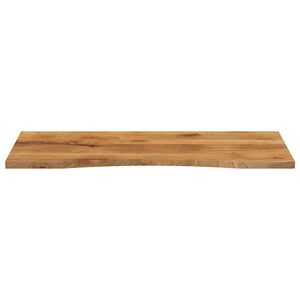 vidaXL Desk Top with Curve 110x60x2.5 cm Solid Wood Rough Mango