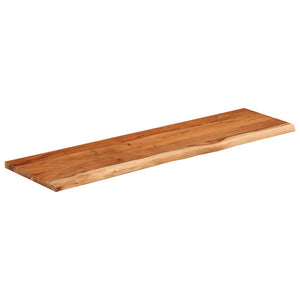 vidaXL Wall Shelf 40x20x2.5 cm Rectangular Solid Wood Acacia Live Edge