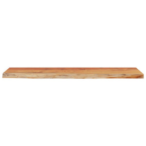 vidaXL Wall Shelf 80x20x2.5 cm Rectangular Solid Wood Acacia Live Edge