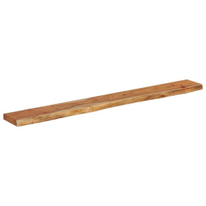 vidaXL Wall Shelf 140x20x2.5 cm Rectangular Solid Wood Acacia Live Edge