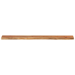 vidaXL Wall Shelf 140x20x2.5 cm Rectangular Solid Wood Acacia Live Edge