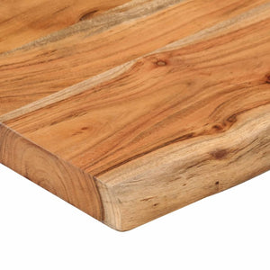 vidaXL Table Top 140x30x2.5 cm Rectangular Solid Wood Acacia Live Edge