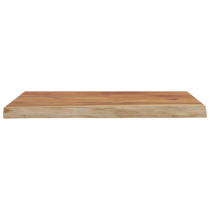 vidaXL Wall Shelf 50x40x2.5 cm Rectangular Solid Wood Acacia Live Edge