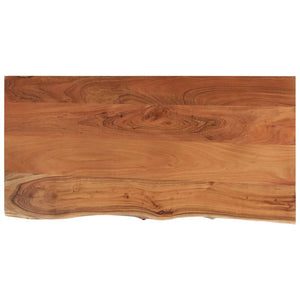 vidaXL Table Top 80x40x2.5 cm Rectangular Solid Wood Acacia Live Edge