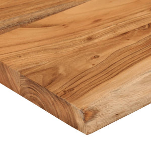 vidaXL Table Top 110x40x2.5 cm Rectangular Solid Wood Acacia Live Edge