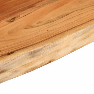 vidaXL Table Top 160x40x2.5 cm Rectangular Solid Wood Acacia Live Edge