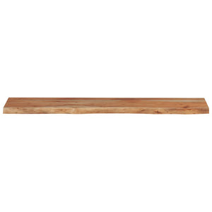 vidaXL Wall Shelf 90x20x3.8 cm Rectangular Solid Wood Acacia Live Edge