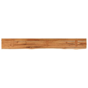 vidaXL Wall Shelf 140x20x3.8 cm Rectangular Solid Wood Acacia Live Edge