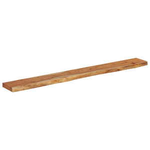 vidaXL Wall Shelf 160x20x3.8 cm Rectangular Solid Wood Acacia Live Edge