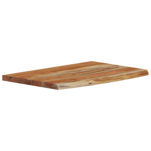 vidaXL Wall Shelf 50x30x3.8 cm Rectangular Solid Wood Acacia Live Edge