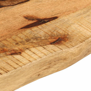 vidaXL Table Top 40x20x2.5 cm Live Edge Solid Wood Rough Mango