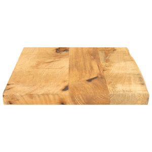 vidaXL Table Top 50x20x2.5 cm Live Edge Solid Wood Rough Mango