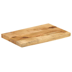 vidaXL Table Top 60x20x2.5 cm Live Edge Solid Wood Rough Mango