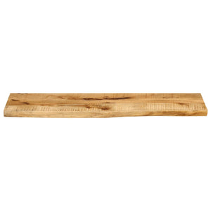 vidaXL Table Top 100x20x2.5 cm Live Edge Solid Wood Rough Mango