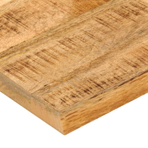 vidaXL Table Top 60x60x2.5 cm Live Edge Solid Wood Rough Mango