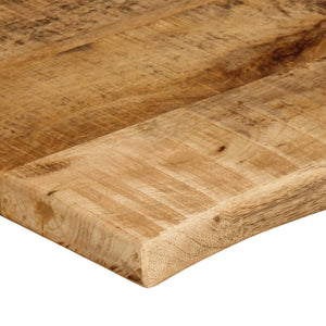 vidaXL Table Top 70x60x2.5 cm Live Edge Solid Wood Rough Mango