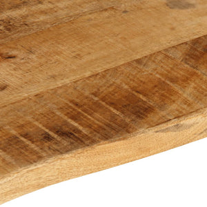 vidaXL Table Top 90x60x2.5 cm Live Edge Solid Wood Rough Mango