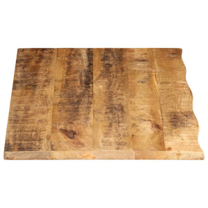 vidaXL Table Top 100x60x2.5 cm Live Edge Solid Wood Rough Mango