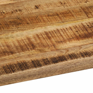 vidaXL Table Top 100x80x2.5 cm Live Edge Solid Wood Rough Mango