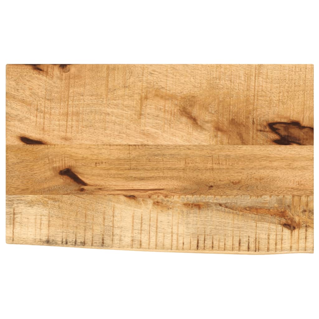 vidaXL Table Top 50x20x3.8 cm Live Edge Solid Wood Rough Mango