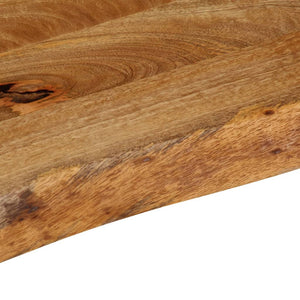 vidaXL Table Top Live Edge 50x20x2.5 cm Solid Wood Mango