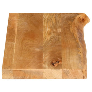 vidaXL Table Top Live Edge 80x20x2.5 cm Solid Wood Mango