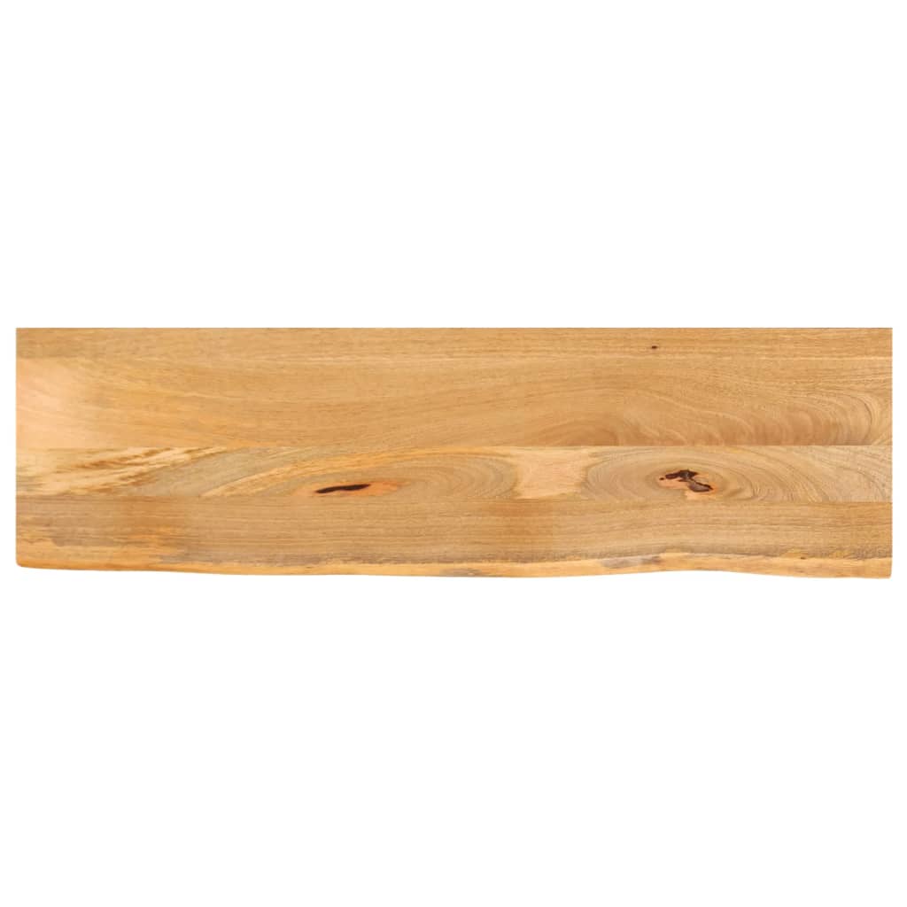 vidaXL Table Top Live Edge 100x20x2.5 cm Solid Wood Mango