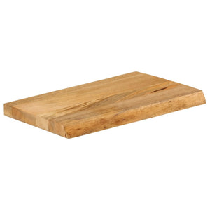 vidaXL Table Top Live Edge 60x30x2.5 cm Solid Wood Mango