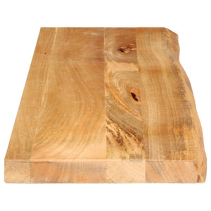 vidaXL Table Top Live Edge 100x30x2.5 cm Solid Wood Mango