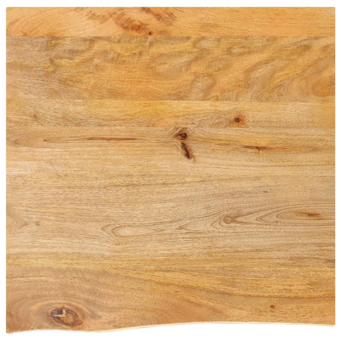 vidaXL Table Top Live Edge 40x40x2.5 cm Solid Wood Mango