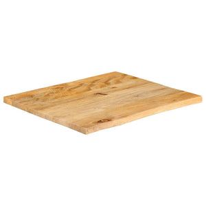 vidaXL Table Top Live Edge 40x40x2.5 cm Solid Wood Mango