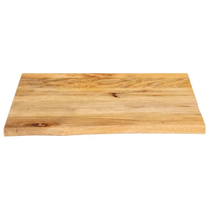 vidaXL Table Top Live Edge 40x40x2.5 cm Solid Wood Mango