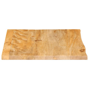 vidaXL Table Top Live Edge 40x40x2.5 cm Solid Wood Mango