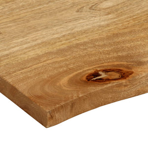 vidaXL Table Top Live Edge 40x40x2.5 cm Solid Wood Mango