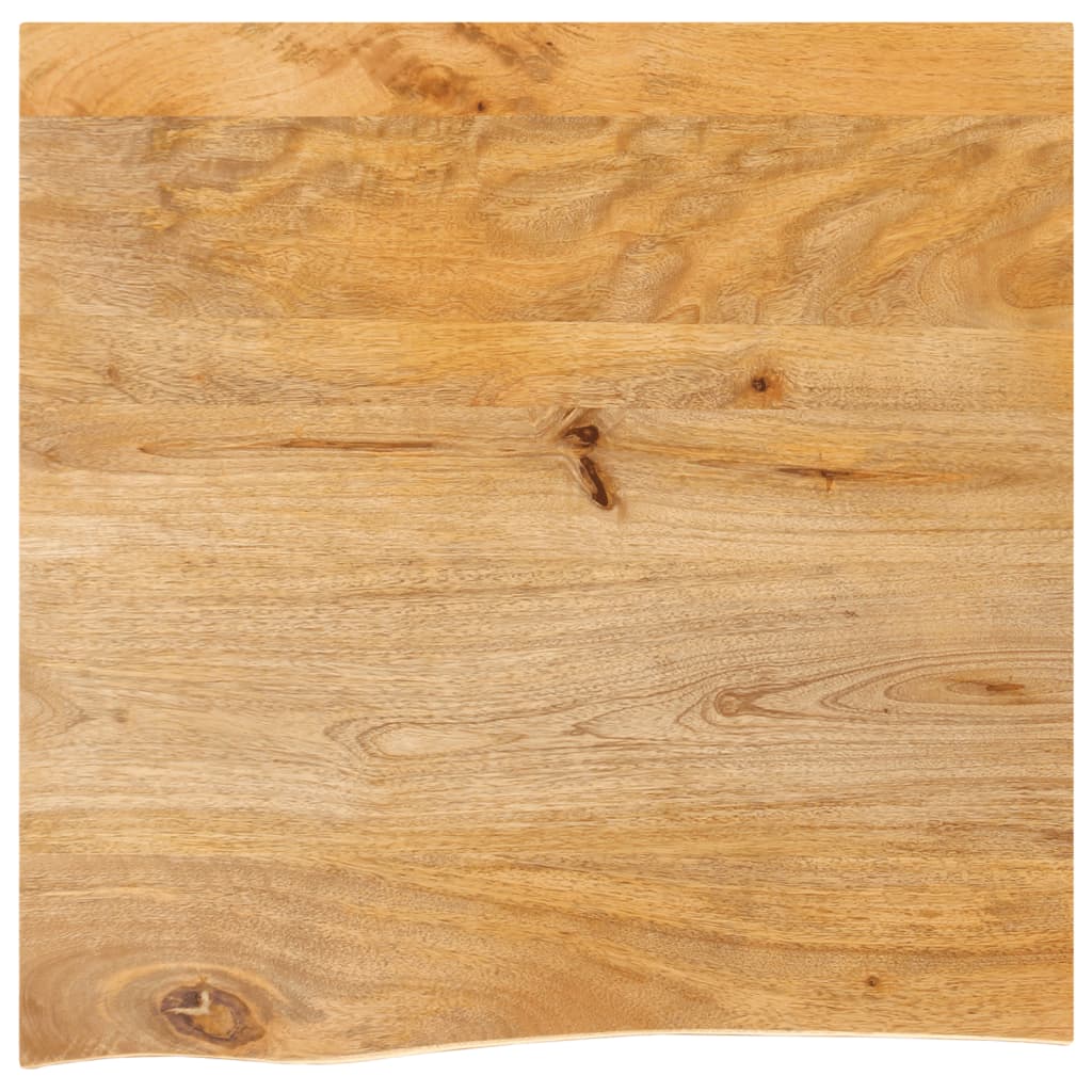 vidaXL Table Top Live Edge 60x60x2.5 cm Solid Wood Mango