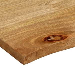 vidaXL Table Top Live Edge 70x60x2.5 cm Solid Wood Mango