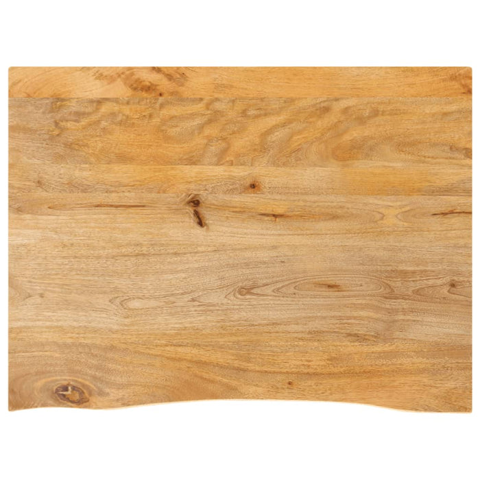 vidaXL Table Top Live Edge 80x60x2.5 cm Solid Wood Mango