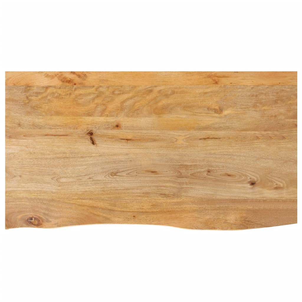 vidaXL Table Top Live Edge 100x60x2.5 cm Solid Wood Mango