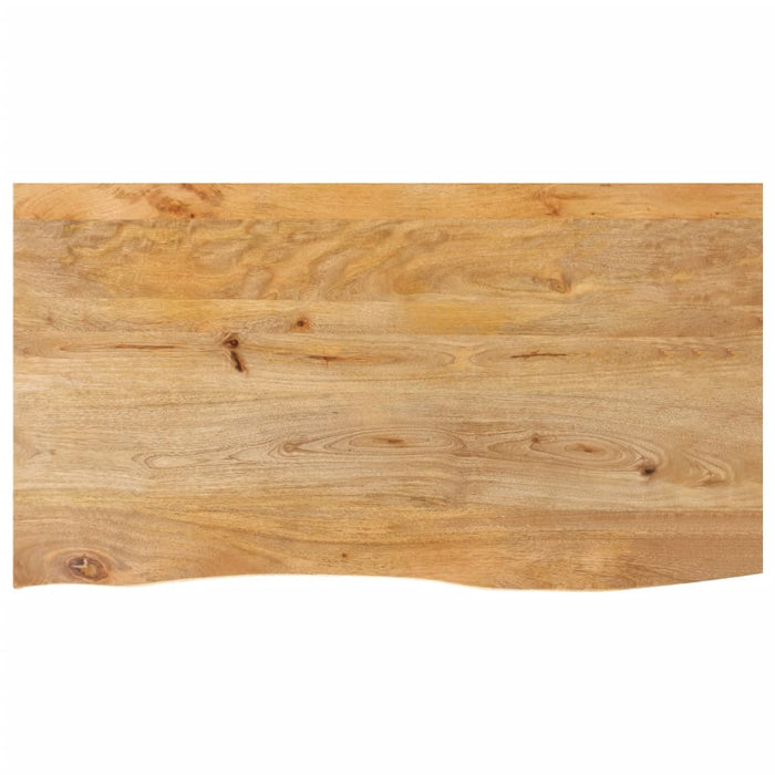 vidaXL Table Top Live Edge 100x60x2.5 cm Solid Wood Mango