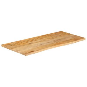 vidaXL Table Top Live Edge 100x60x2.5 cm Solid Wood Mango