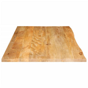 vidaXL Table Top Live Edge 100x60x2.5 cm Solid Wood Mango