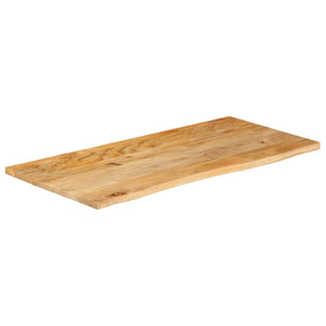 vidaXL Table Top Live Edge 110x60x2.5 cm Solid Wood Mango