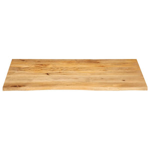 vidaXL Table Top Live Edge 120x60x2.5 cm Solid Wood Mango