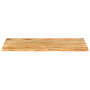 vidaXL Table Top Live Edge 140x60x2.5 cm Solid Wood Mango