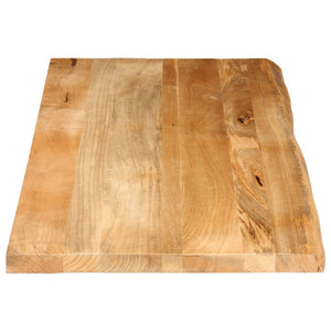 vidaXL Table Top Live Edge 140x60x2.5 cm Solid Wood Mango