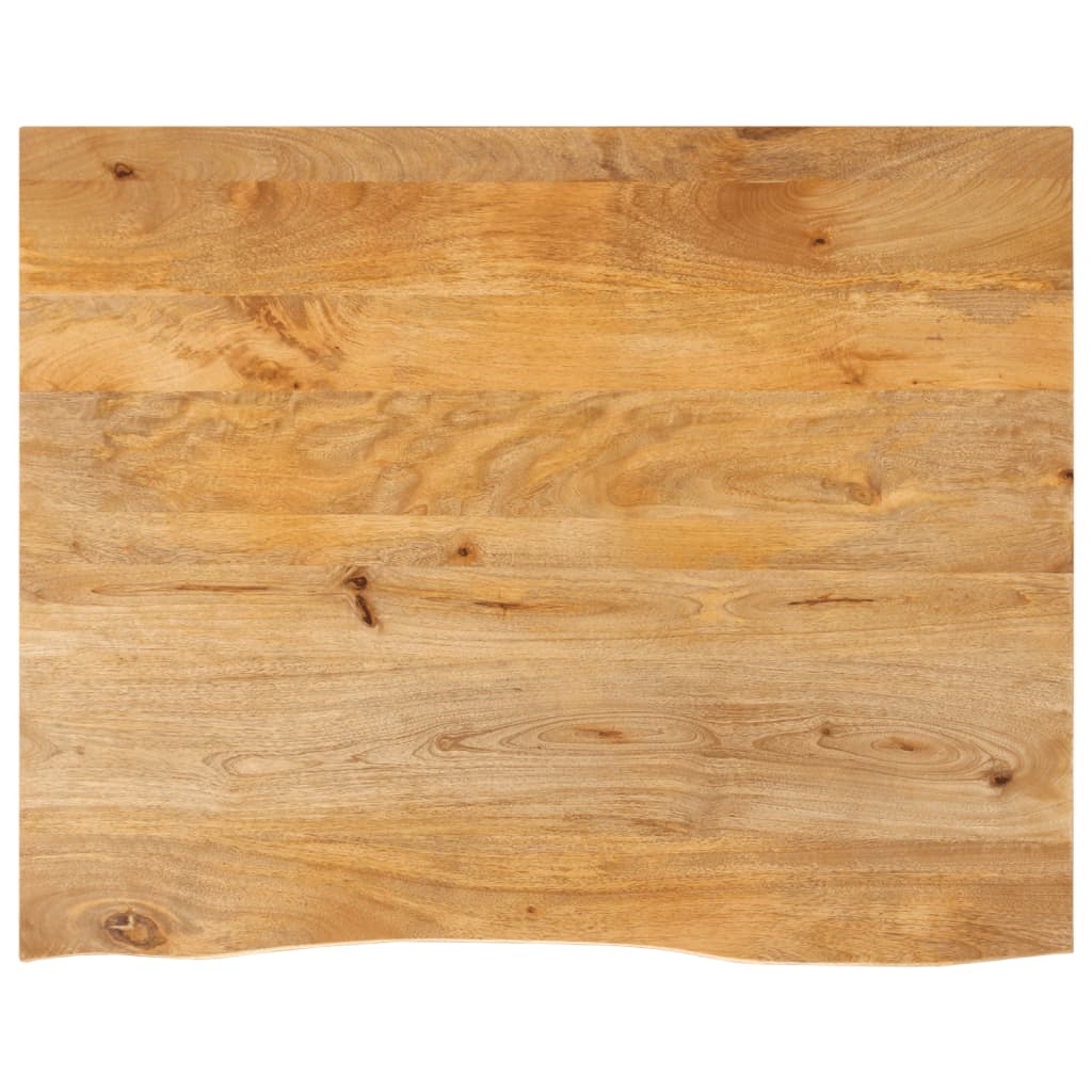 vidaXL Table Top Live Edge 90x80x2.5 cm Solid Wood Mango