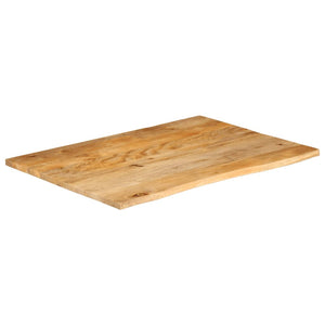 vidaXL Table Top Live Edge 100x80x2.5 cm Solid Wood Mango