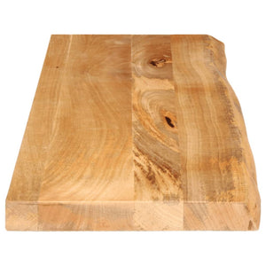 vidaXL Table Top Live Edge 110x20x3.8 cm Solid Wood Mango